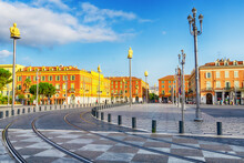 View Of Massena Square In Nice, France