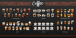 Coffee vector set collection graphic design