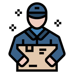 Sticker - delivery icon