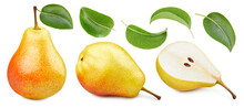 Fresh Organic Pears Isolated