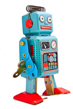  Retro Robot Toys  Walking Transparent