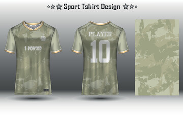 Wall Mural - Soccer jersey mockup football jersey design sublimation sport t shirt design collection for racing, cycling, gaming, motocross