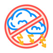 ban negativity business ethics color icon vector. ban negativity business ethics sign. isolated symbol illustration