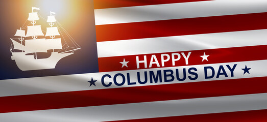 Wall Mural - Columbus Day USA