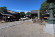 Japanese shrines and temples : a scene of the entrance to the hall for missionary work and education in the precincts of Zenko-ji Temple in Nagano City in Nagano Prefecture　日本の神社仏閣 ：長野市善光寺境内の説法施設入り口