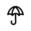 umbrella in egypt symbol. simple icon for design element