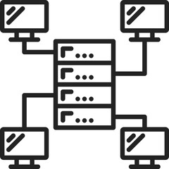 Aufkleber - Cryptocurrency center. Bitcoin blockchain storage