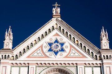 Wall Mural - Basilica di Santa Croce in Florence, Italy