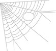 Spider web vector icon, holey insect trap symbol