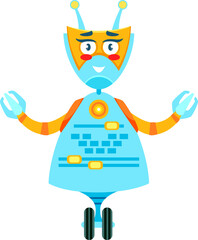 Poster - Housemaid housewife robot hi tech machine helper