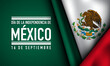 Mexico Independence Day Background Design.