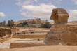 Sphinx of Giza in Cairo desert