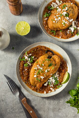 Poster - Homemade Fried Poblano Chili Relleno