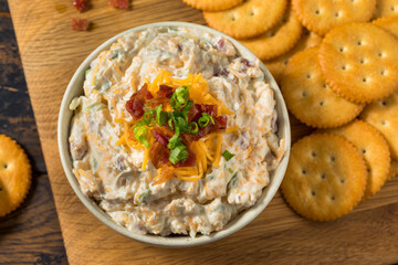 Wall Mural - Homemade Creamy Bacon Crack Dip