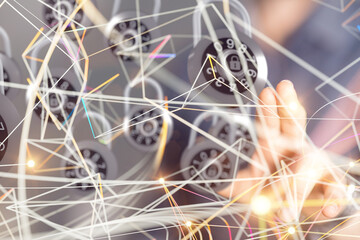 security data code digital in hand
