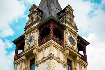 Wall Mural - View of The Peles Castle in Romania