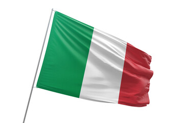 Wall Mural - Transparent flag of italy