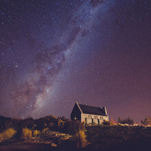 Milky Way Sky At Church Of The Good Shepard