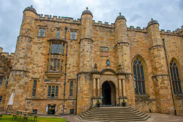 Durham Castle is a Norman style castle in the historic city center of Durham, England, UK. The Durham Castle and Cathedral is a UNESCO World Heritage Site since 1986. 