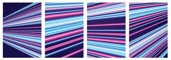 Wall Mural - speed light on technology background,hi-tech digital and internet concept design. vector illustratio