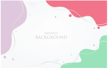 pastel color background banner with curve space for text
