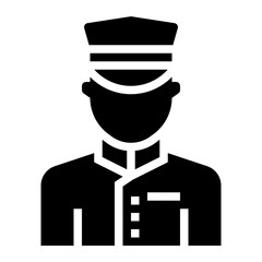 Poster - doorman icon