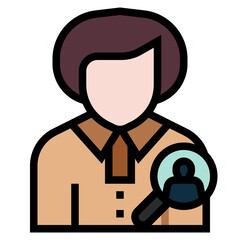 Sticker - human resource icon