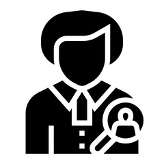 Sticker - human resource icon