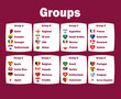 © belkas - 32 Countries Flag Heart Groups Symbol Design football Final Vector Countries Football Teams Illustration