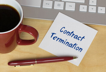 Sticker - Contract Termination