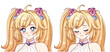 Cute anime princess icon user avatar.