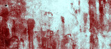 Spooky red background, Horror bloody wall background. white wall with blood splash for Creepy background
