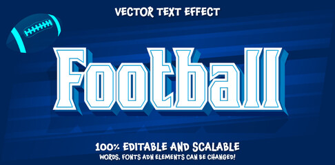 Football editable text effect - Premium Typography font