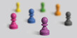 © KONTINIA - chess pawn that represents a different person, who stands out among the others for some characteristic or potentiality