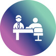 © JM Graphics - Evaluating work Icon