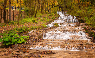 Wall Mural - Waterfall at Szalajka valley, Hungary in autumn