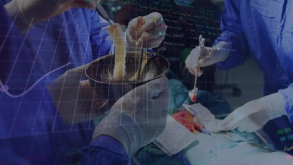 Poster - Animation of data processing over surgeons in operating theater