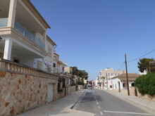 Street Scene At Cala Figurera, Mallorca, Balearic Island, Spain