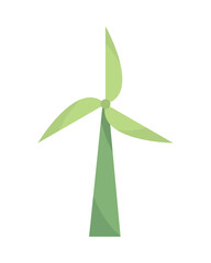 Canvas Print - wind turbine green energy