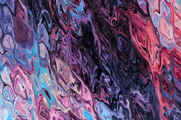 Wall Mural - Abstract paint mixing, marble texture background