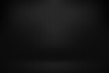 Fototapeta Zachód słońca - Simple black realistic background for product or text backdrop design