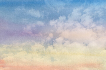  Blue sky background with clouds