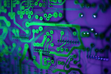 Close-up Of A Circuit Board