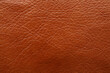 Leinwandbild Motiv Texture of brown leather as background, closeup