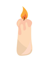 Sticker - burniong candle light