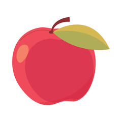 Wall Mural - isometric apple fruit