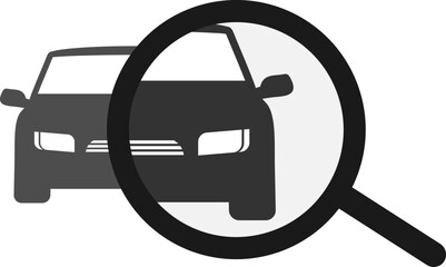 Poster - Searching car icon