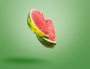 Canvas Print - Fresh tasty sweet raw watermelon. Food