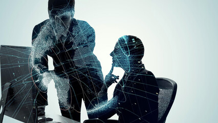 Poster - Global business concept. Worldwide business. Management strategy.