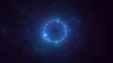 Fototapeta Kosmos - 3D rendering abstract circle light background